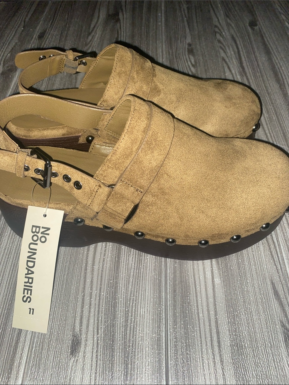 No Boundaries Women's Chunky Clogs Size 11 NWT - Picture 7 of 8